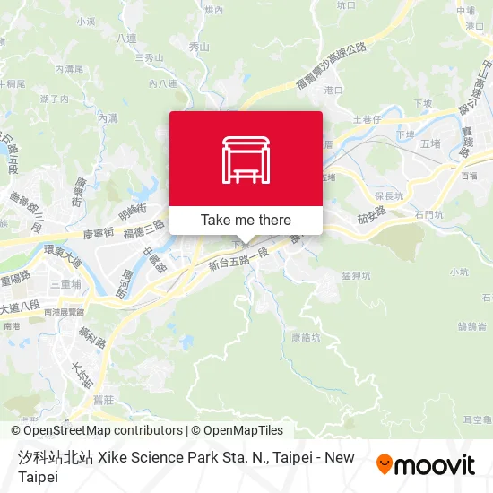 汐科站北站 Xike Science Park Sta. N. map