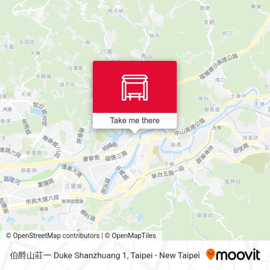 伯爵山莊一 Duke Shanzhuang 1 map
