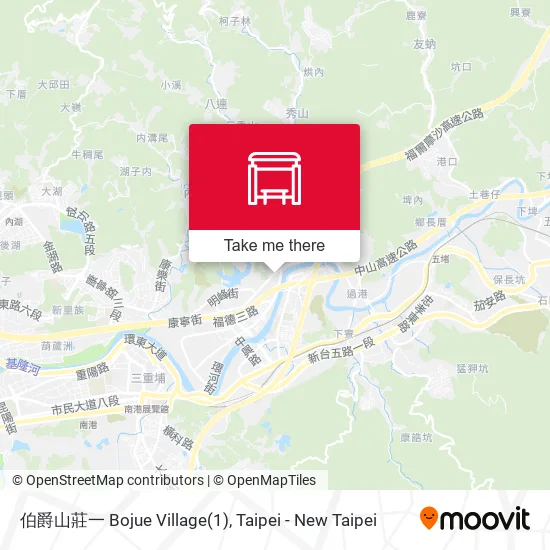 伯爵山莊一 Bojue Village(1) map