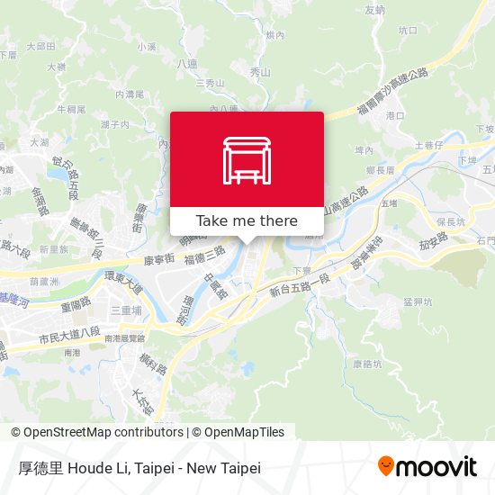 厚德里 Houde Li map