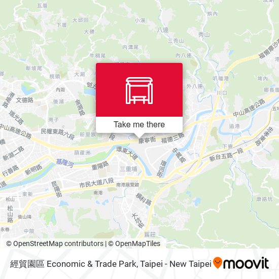 經貿園區 Economic & Trade Park map