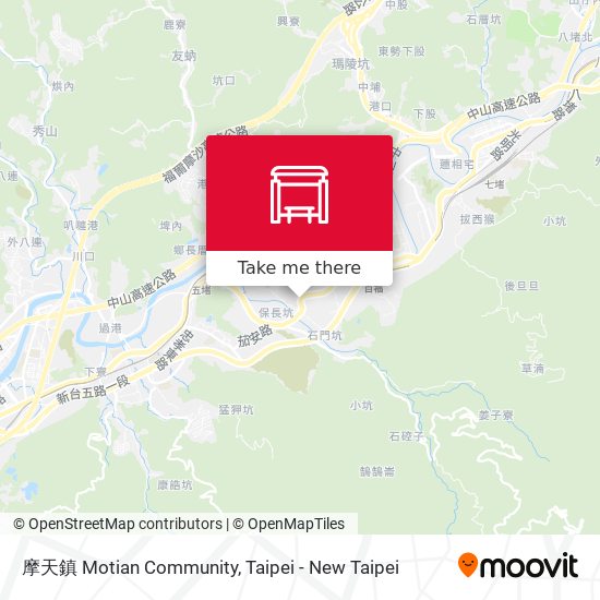 摩天鎮 Motian Community map