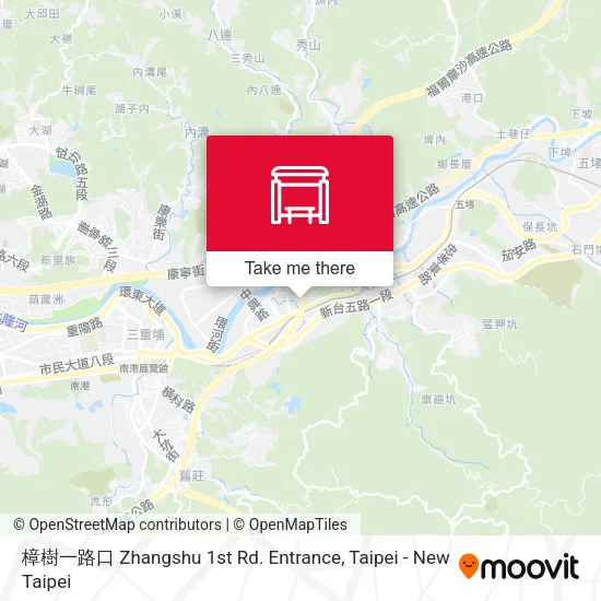 樟樹一路口 Zhangshu 1st Rd. Entrance map