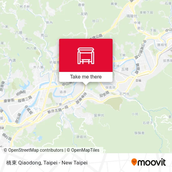 橋東 Qiaodong map