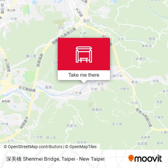 深美橋 Shenmei Bridge map