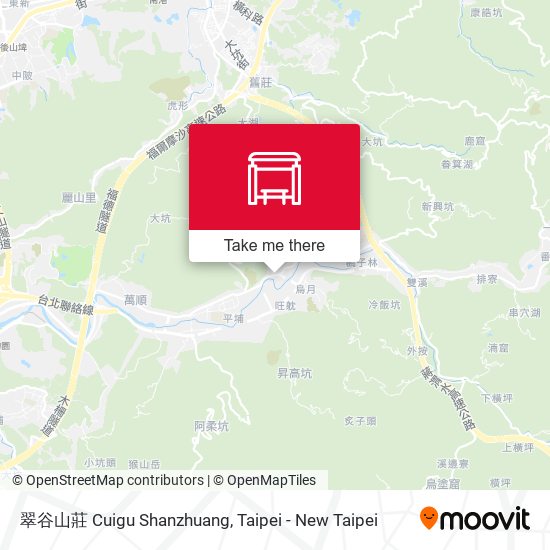 翠谷山莊 Cuigu Shanzhuang map