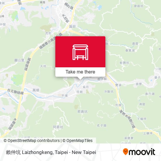 賴仲坑 Laizhongkeng map