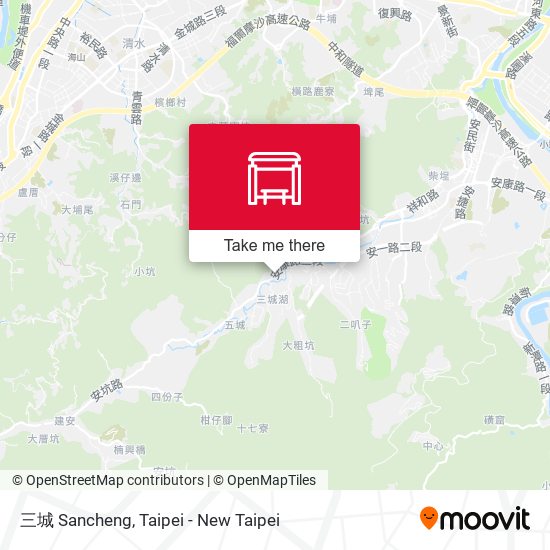 三城 Sancheng map