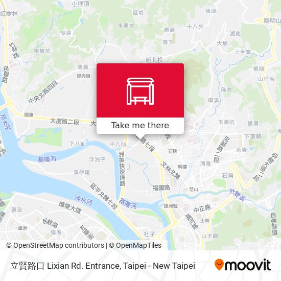 立賢路口 Lixian Rd. Entrance map