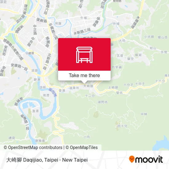 大崎腳 Daqijiao map