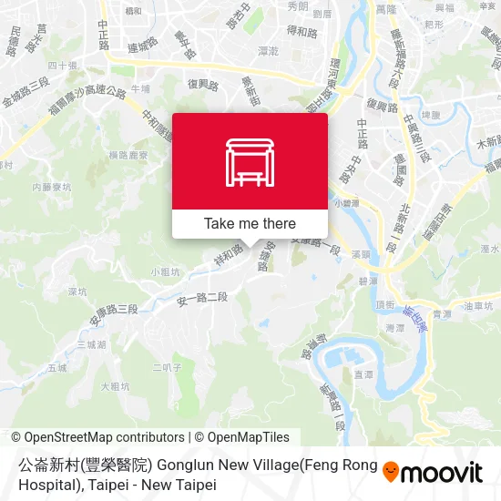 公崙新村(豐榮醫院) Gonglun New Village(Feng Rong Hospital)地圖