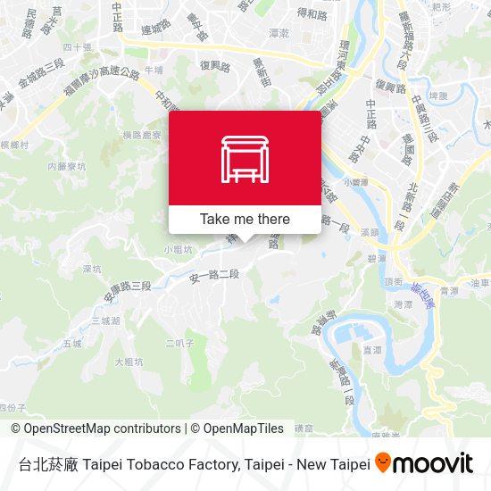 台北菸廠 Taipei Tobacco Factory map