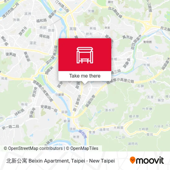 北新公寓 Beixin Apartment map
