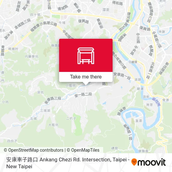 安康車子路口 Ankang Chezi Rd. Intersection地圖
