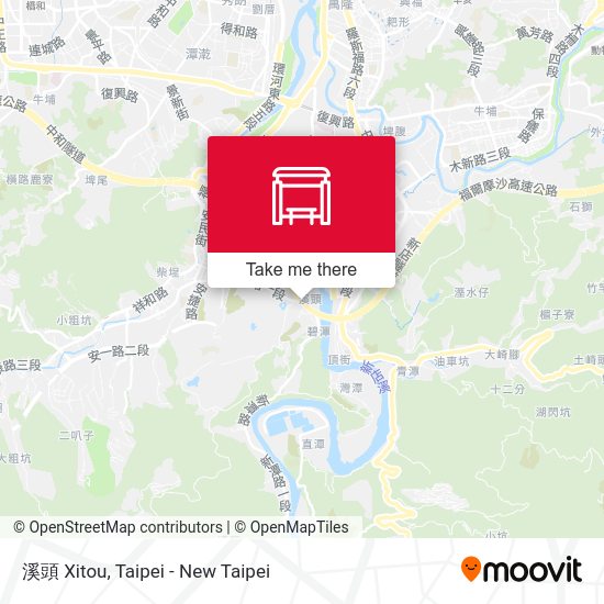 溪頭 Xitou map