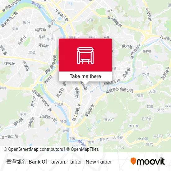 臺灣銀行 Bank Of Taiwan地圖