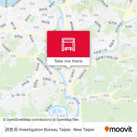 調查局 Investigation Bureau地圖