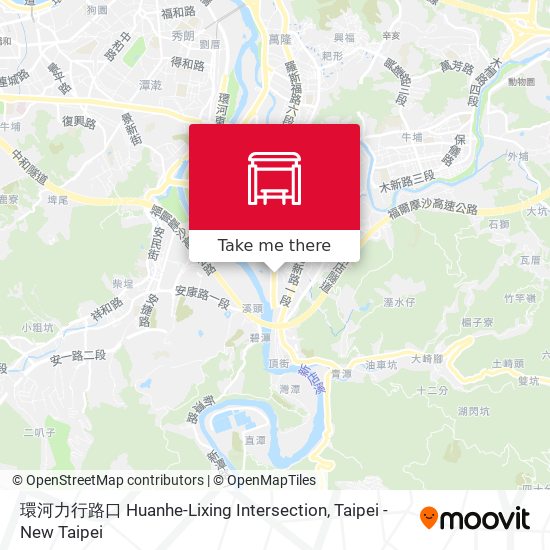 環河力行路口 Huanhe-Lixing Intersection map