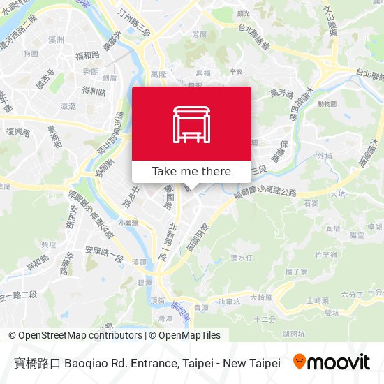 寶橋路口 Baoqiao Rd. Entrance map