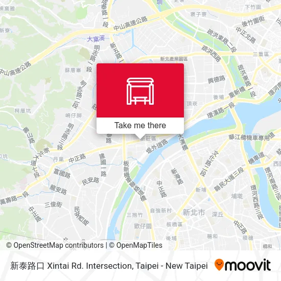 新泰路口 Xintai Rd. Intersection map