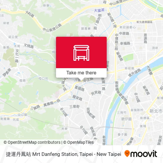 捷運丹鳳站 Mrt Danfeng Station地圖