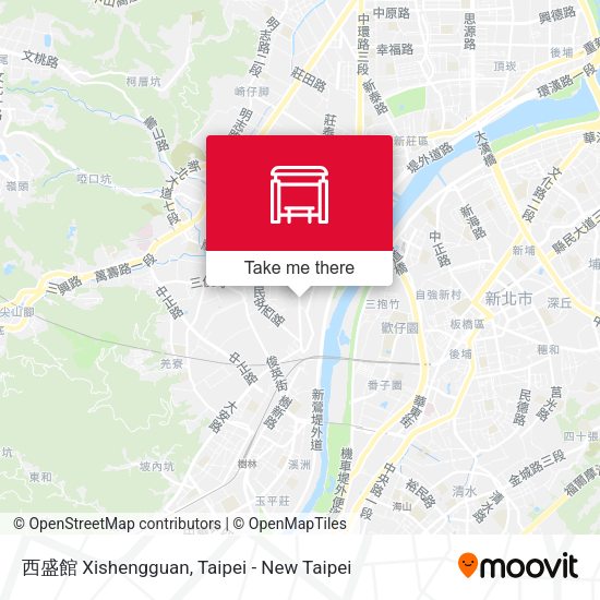 西盛館 Xishengguan map