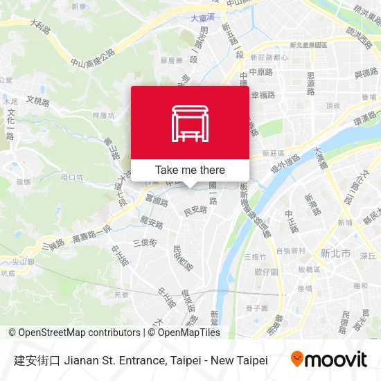 建安街口 Jianan St. Entrance地圖
