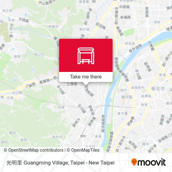 光明里 Guangming Village map