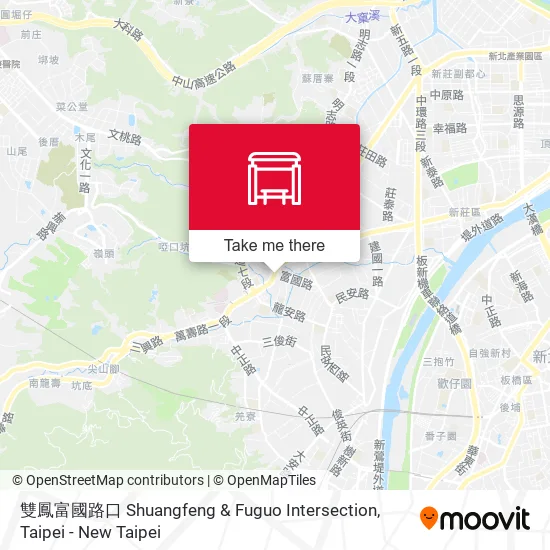 雙鳳富國路口 Shuangfeng & Fuguo Intersection map
