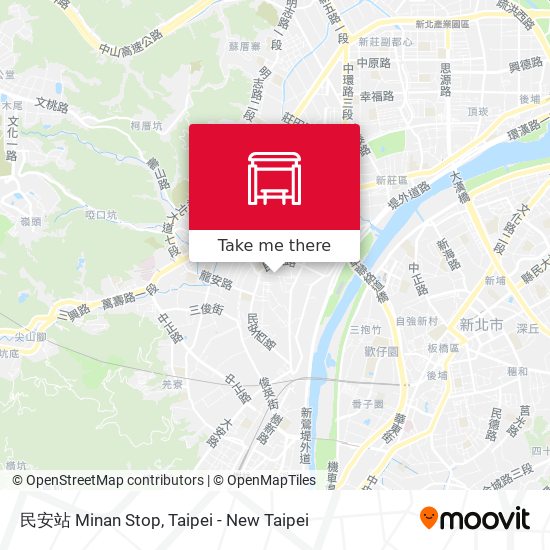 民安站 Minan Stop map