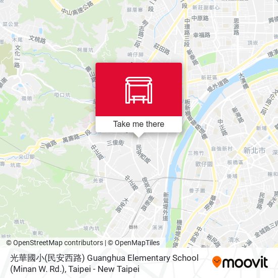 光華國小(民安西路) Guanghua Elementary School (Minan W. Rd.) map