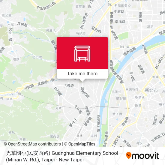 光華國小(民安西路) Guanghua Elementary School (Minan W. Rd.)地圖