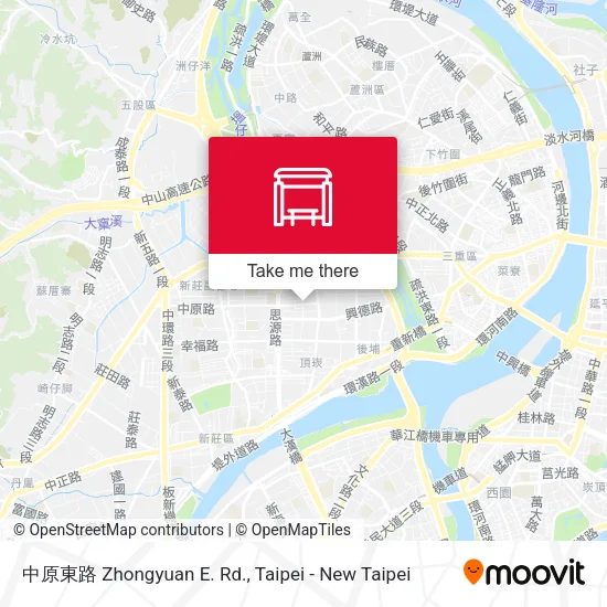 中原東路 Zhongyuan E. Rd.地圖