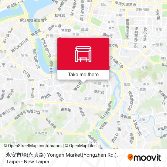 永安市場(永貞路) Yongan Market(Yongzhen Rd.)地圖