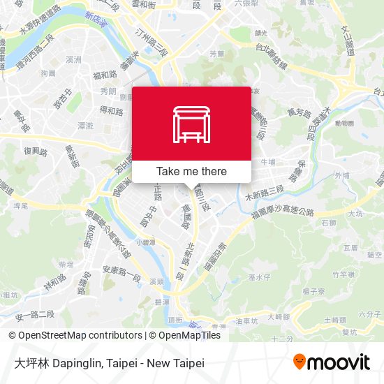 大坪林 Dapinglin地圖
