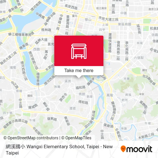 網溪國小 Wangxi Elementary School map