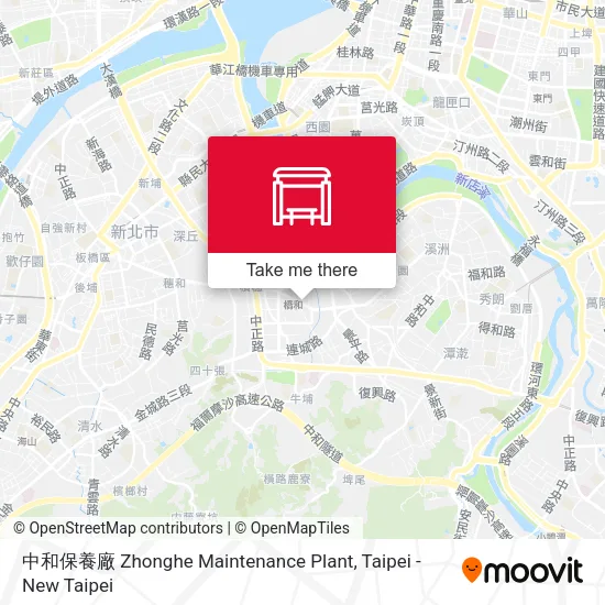 中和保養廠 Zhonghe Maintenance Plant地圖