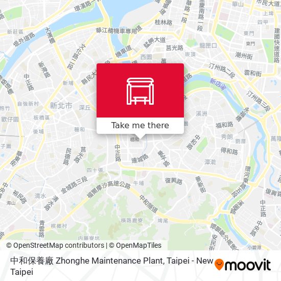 中和保養廠 Zhonghe Maintenance Plant map