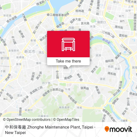 中和保養廠 Zhonghe Maintenance Plant map