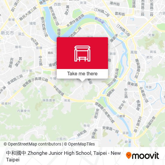 中和國中 Zhonghe Junior High School map