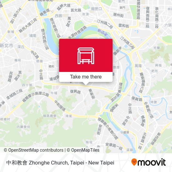 中和教會 Zhonghe Church map
