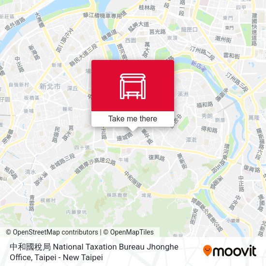 中和國稅局 National Taxation Bureau Jhonghe Office地圖