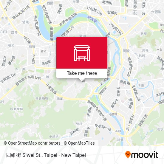 四維街 Siwei St. map