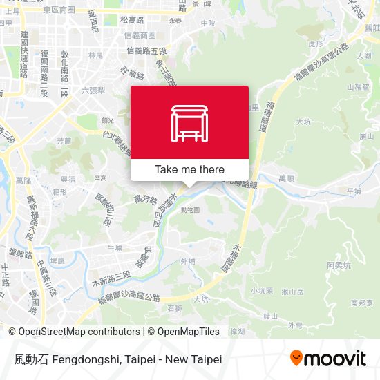 風動石 Fengdongshi map