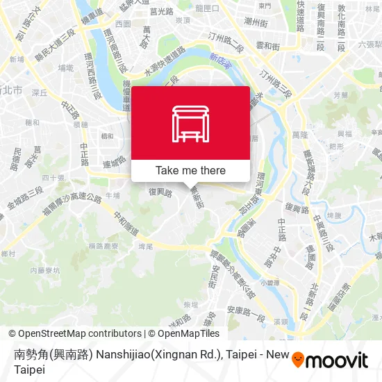 南勢角(興南路) Nanshijiao(Xingnan Rd.) map