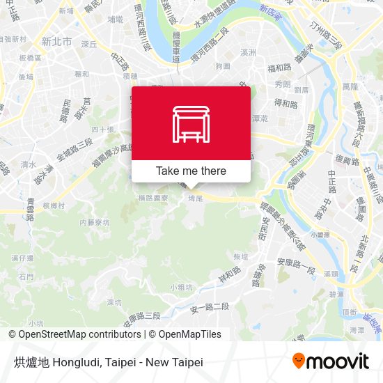 烘爐地 Hongludi map
