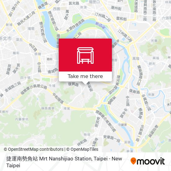捷運南勢角站 Mrt Nanshijiao Station地圖