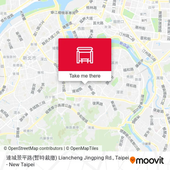 連城景平路(暫時裁撤) Liancheng Jingping Rd. map