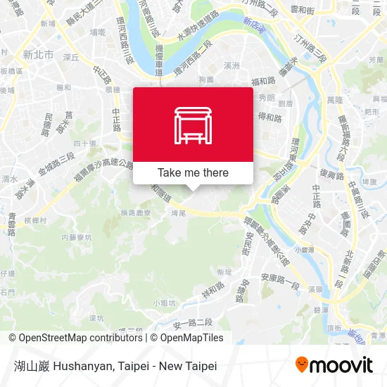 湖山巖 Hushanyan map