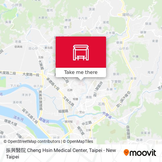 振興醫院 Cheng Hsin Medical Center map